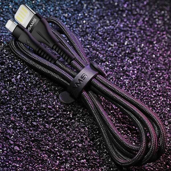 Produktbild Usams USB-A to Lightning 1.2m Blue Cable (63781-uniw) (1.20 m, USB 3.0)