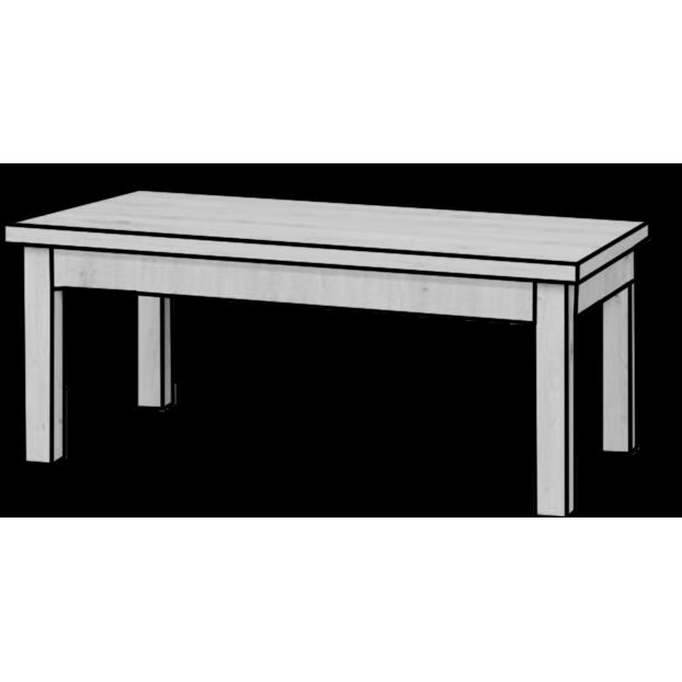 Thumbnail - ADRK Furniture, Couchtisch + Beistelltisch, Janez (160 x 90 x 75 cm)