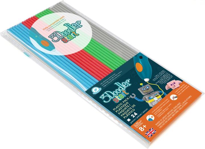 Actual product image 3Doodler 24 ECO-filaments MIX 2 (PLA, 2.50 mm)