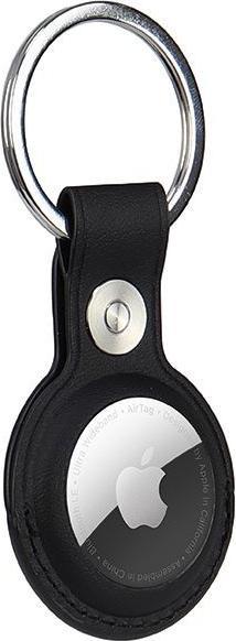 Actual product image Audi etui Synthetic Leather AirTag czarny/black AU-ATKR-Q3/D1-BK