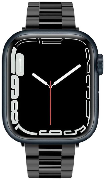 Produktbild Spigen MODERN FIT BAND Apple Watch 4 / 5 / 6 / 7 / 8 / SE (38 / 40 / 41MM) BLACK (38 mm, 40 mm, 41 mm, Edelstahl, Stainless Steel)