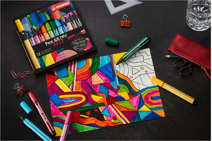 Produktbild STABILO Pen 68 Max Arty (12 Farben, 12 x)