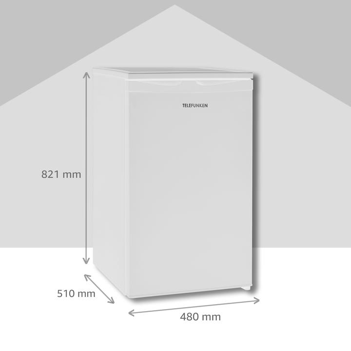 Actual product image Telefunken CF-34-101-W (Stand-alone, 63 l)