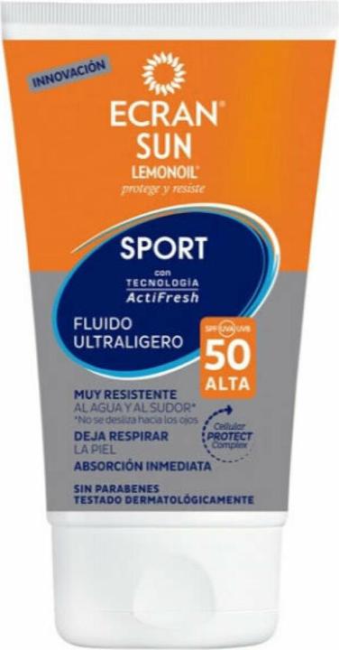 Produktbild Ecran SUN LEMONOIL SPORT fluido ultraligero SPF50 40 ml (Sonnencreme, SPF 50, 40 ml)