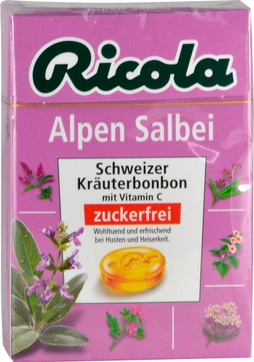 Ricola Caramelle alla salvia senza scatola di zucchero
