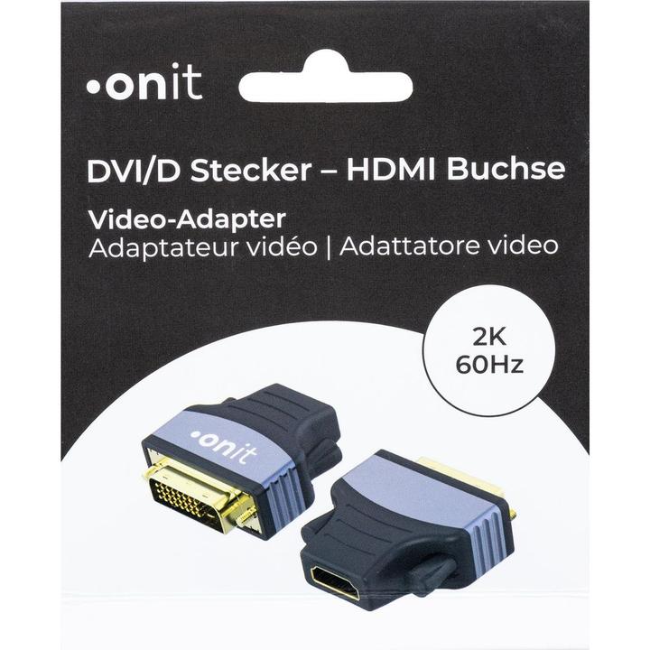 Image du produit Onit Adaptateur DVI-D - HDMI (HDMI, 4.34 cm)