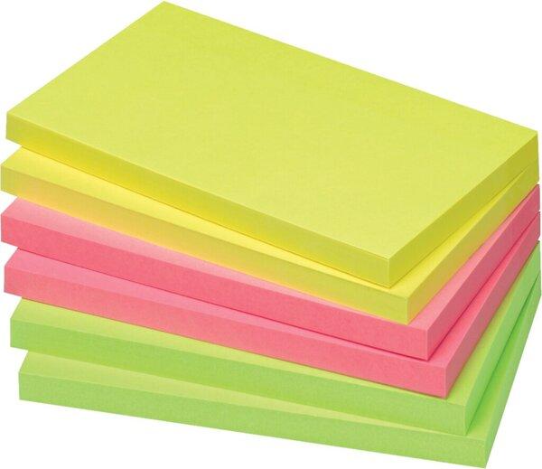 Image du produit Bloc-notes Sticky Notes 12.5 x 7.5 cm, 6 blocs de 80 feuilles (125 x 75 mm)