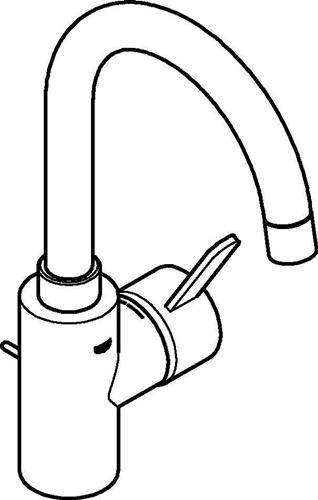 Produktbild Grohe Eurosmart Cosmopolitan Einhand-Waschtischbatterie L-Size