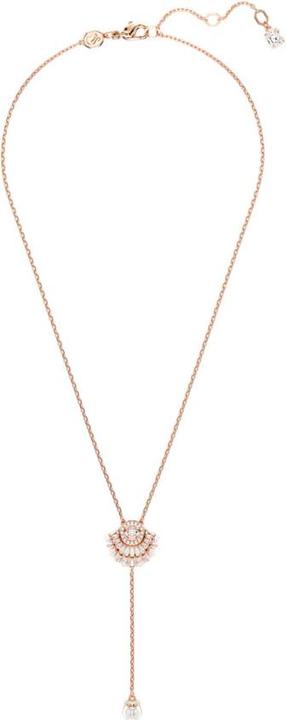 Produktbild Swarovski Idyllia Y Halskette Muschel Weiss Roségold (Swarovski Metall, 38 cm)