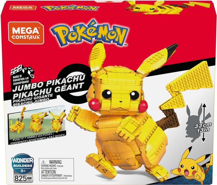 Actual product image Mega Construx Pokemon Jumbo Pikachu