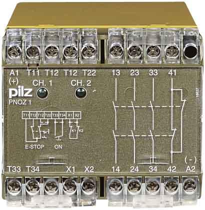 Produktbild Pilz Notfall Stopp Sicherheit Relais