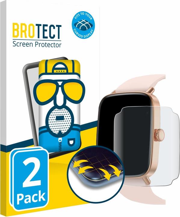 Produktbild BROTECT Fullscreen Schutzfolie Displayschutz Folie Matt Entspiegelungsfolie