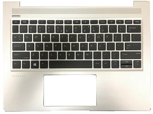 Image du produit HP L44548-031 - Boîtier inférieur+clavier - anglais britannique - - ProBook 430 G6