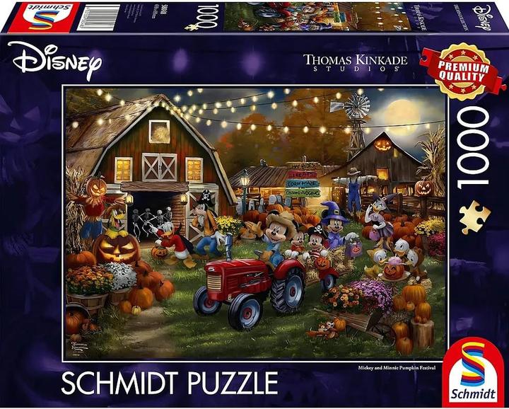 Actual product image Schmidt Spiele SSP Disney, Mickey & Minnie Pumpkin Festival (1000 pieces)