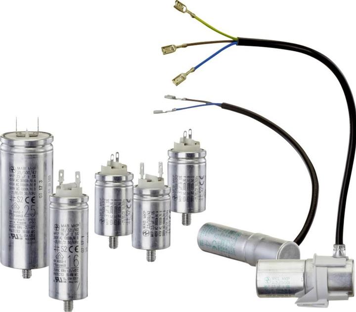 MKP 500 MKB 80uF 65x165+x 1 St. MKP-Motorkondensator radial bedrahtet