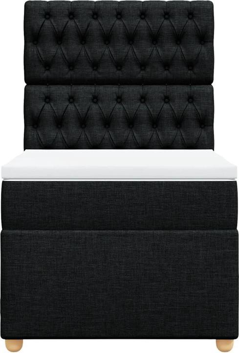Actual product image VidaXL Bo x spring bed with mattress 90 x 200 cm fabric (90 x 200 cm, 90 x 200 cm)