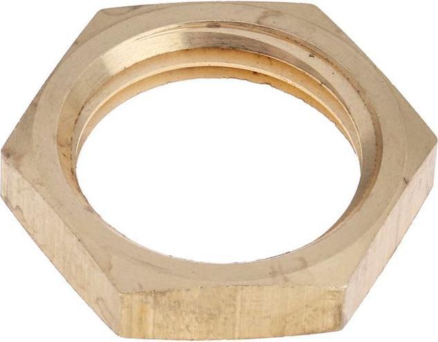 Actual product image RS PRO Locknut brass 1/2inch BSP (R1/2)