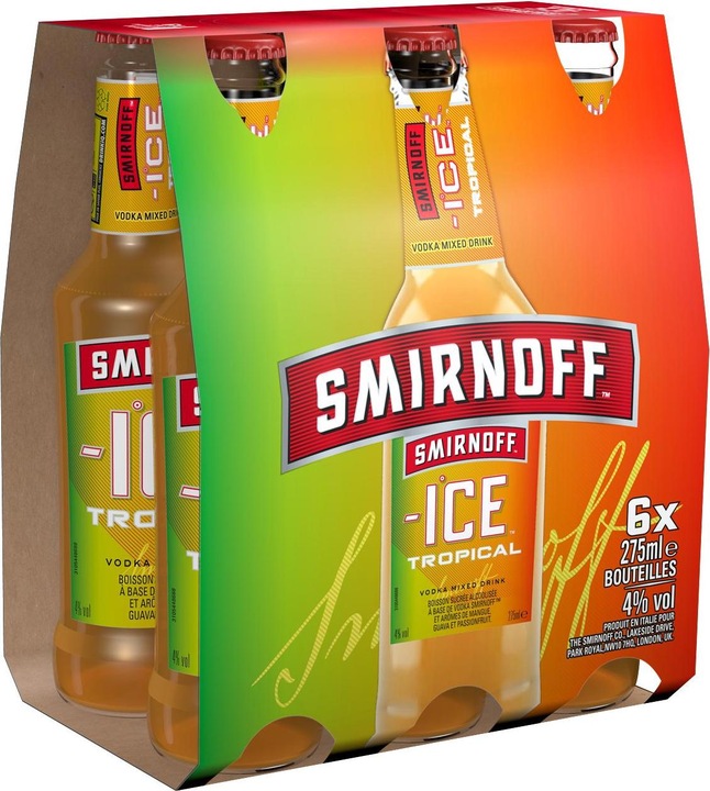 Actual product image Smirnoff Ice Tropical (6 x 27.5 cl)