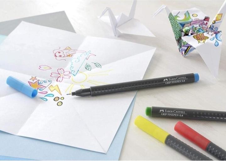 Image du produit Faber-Castell Grip Finepen (Multicolore, 10x)