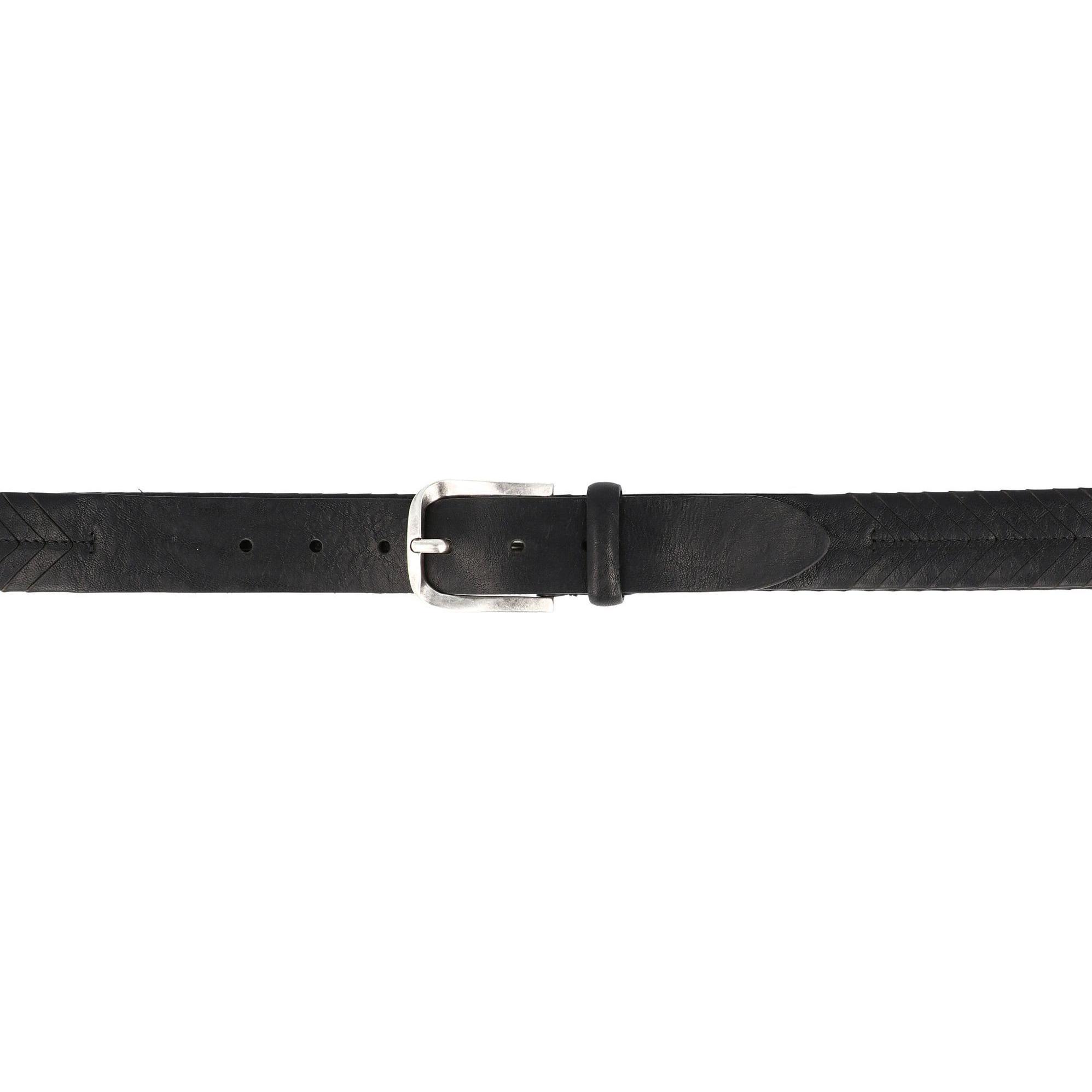 Thumbnail - B.Belt, Herren, Gürtel, Vince Gürtel Leder, Schwarz, (110)
