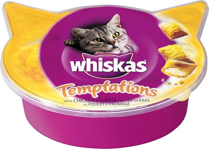 Whiskas Tentazioni di pollame e formaggio (Adulto, 1 pz., 60 g)