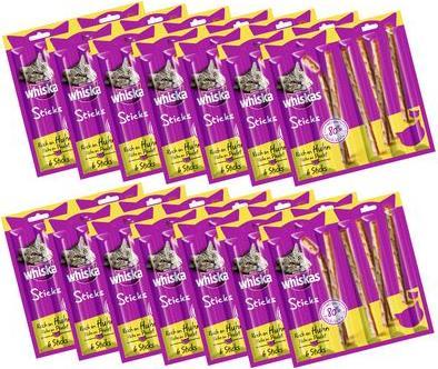 Immagine prodotto Whiskas STICKS confezione ricca di pollo (Adulto, 14 pz., 36 g)