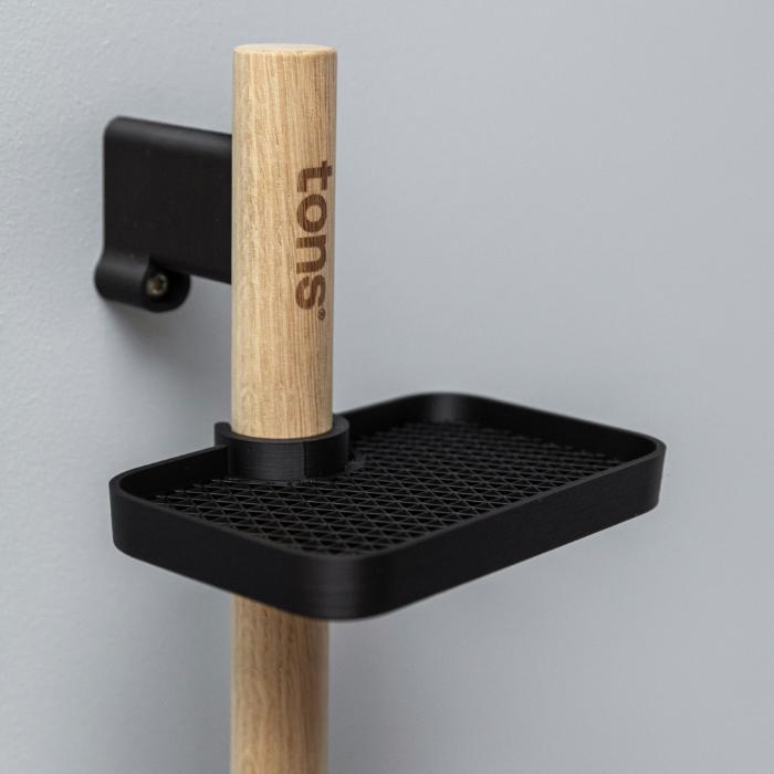 Produktbild Tons Rack Wandhalterung für Schuhe, Helm und zwei Brillen mit Ablage