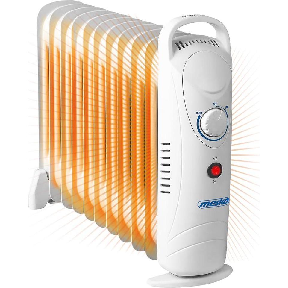 Mesko MS7806 Elektrische Raumheizung Indoor Öl-Heizlüfter, Heizkörper, Weiss