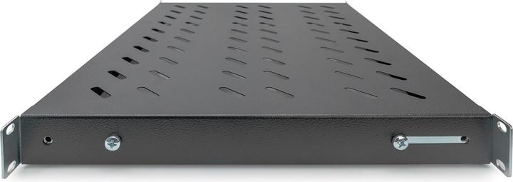 Productafbeelding Digitus 1U plank voor 48,3cm 19inch netwerkkast RAL9005 zwart voor 600mm diepe...