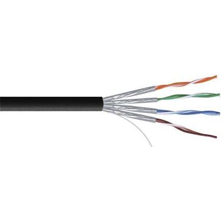 Rs Pro 4 pairs UFTP Cat7a black PVC100M (U/FTP, 100 m), Netzwerkkabel