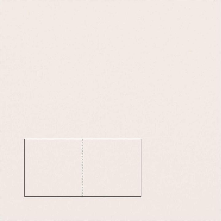 Produktbild Rico Design Paper Poetry Essentials Q Karte Elfenbein, Papierformat (50 Stk.)