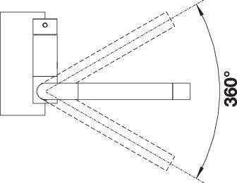 Produktbild Blanco Laressa-F Hebel links