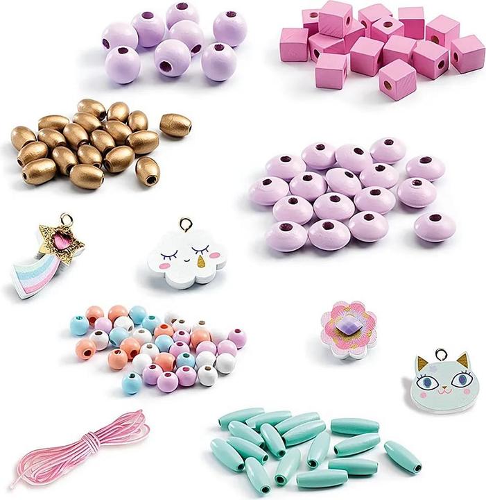 Immagine prodotto Djeco Holzperlen Regenbogen