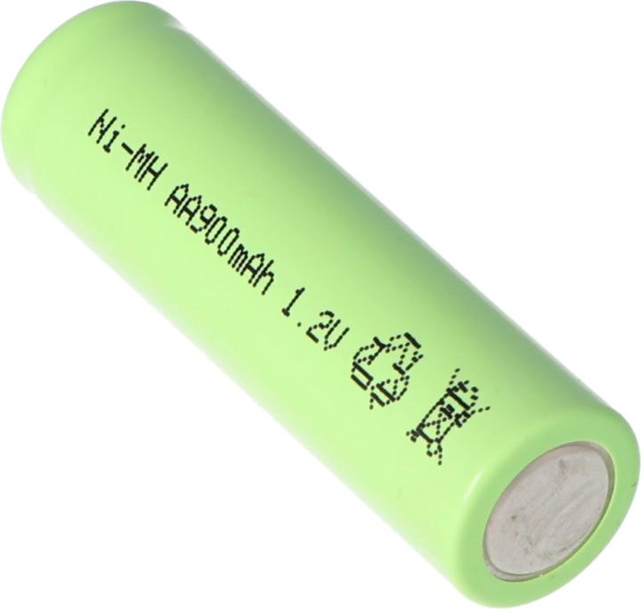 Actual product image XCell NiMH Akku Flat Top Mignon AA 900mAh Industrieausführung mit flachem Pluspol (AA, 900 mAh)