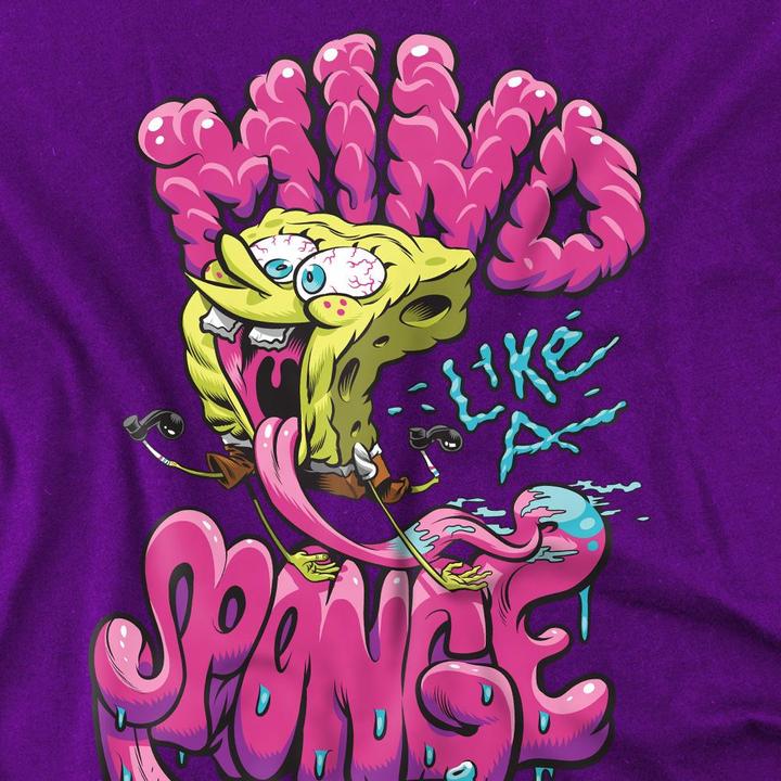 Produktbild Spongebob Squarepants Mind Like A Sponge TShirt (S)
