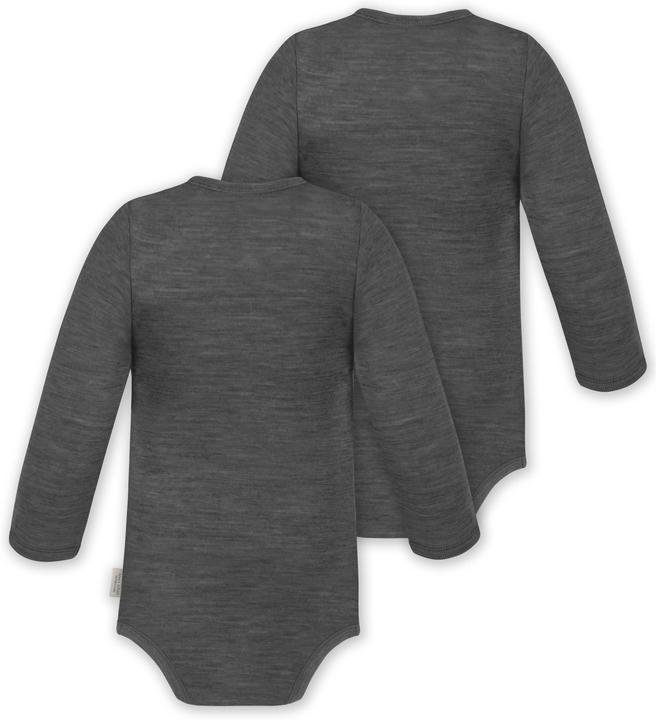 Produktbild Normani 2er Pack Baby Merino Body Langarm „Auckland" - 9369 (80)
