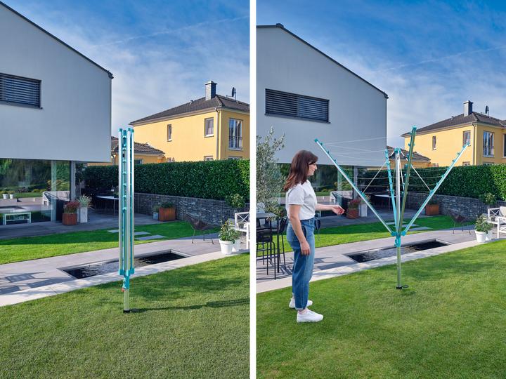 Actual product image Leifheit Linomatic 400 Easy 40 m rotary dryer (40 m)