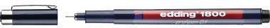 Actual product image Edding Professional tips 1800 (Black, 1 x)