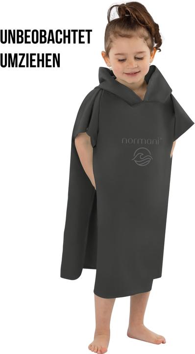 Actual product image Normani Kinder Badeponcho aus Mikrofaser Manati