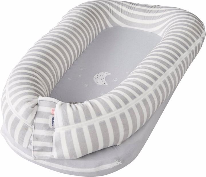 Produktbild Noukies Anna&Milo velours Kokkoony nid bebe