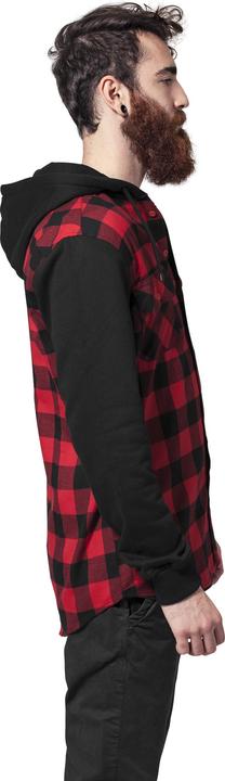 Immagine prodotto Urban Classics Camicia con cappuccio e maniche in flanella a quadri (S)