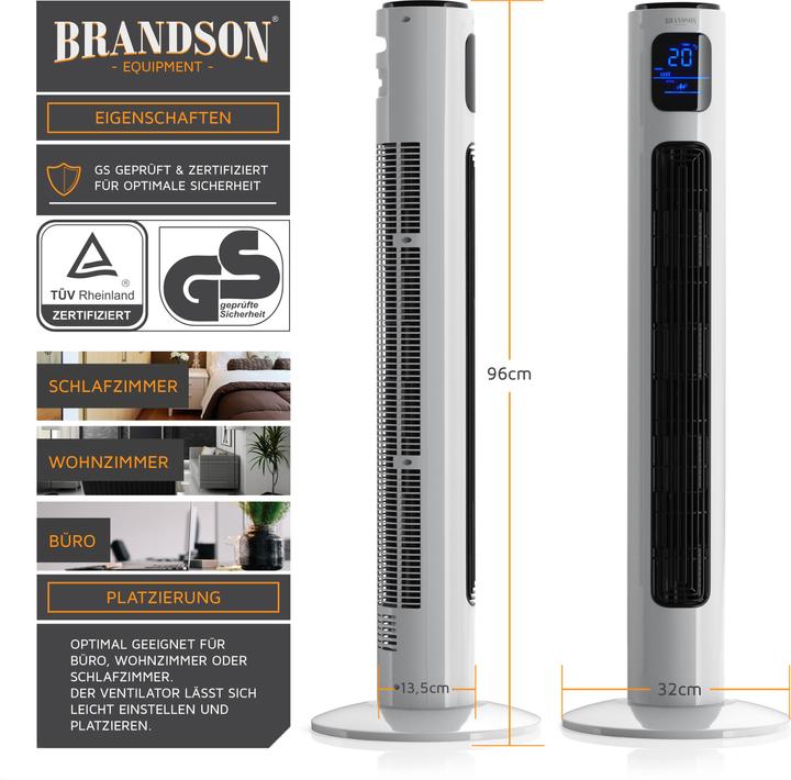 Actual product image Brandson 303087 (48 dB)