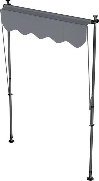 Image du produit Juskys Klemmmarkise Kapstadt 150x120 cm Grau (1.50 m)