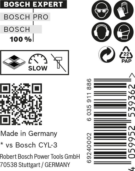 Produktbild Bosch Professional Zubehör EXPERT CYL-9 MultiConstruction Bohrer 8 x 80 x 120 mm, 10-teilig (8 Millimeter)