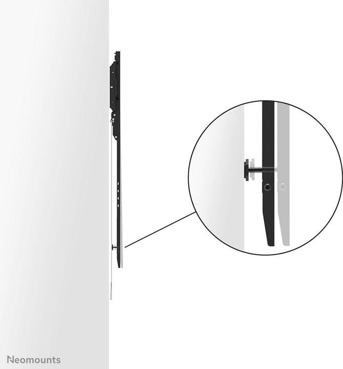 Actual product image Neomounts Wall mount 500x800mm 100kg/50-98"/fix/black/portrait format (Wall, 100 kg, 50" - 98")