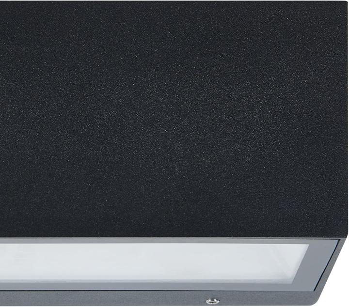 Actual product image EGLO 900885 SPONGANO LED outdoor wall/ceiling luminaire 2x5W Black Controllable light colour IP65 (600 lm, IP65)