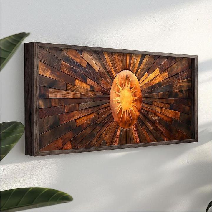 Wallxpert Tableau The Sun 120 x 40 cm (120 x 40 cm)