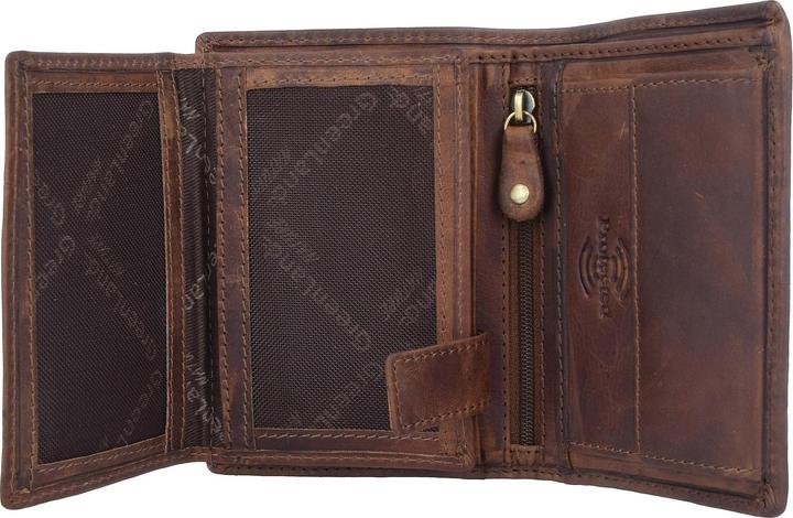 Immagine prodotto Greenland Nature Portafoglio Soft & Safe RFID in pelle 9,5 cm