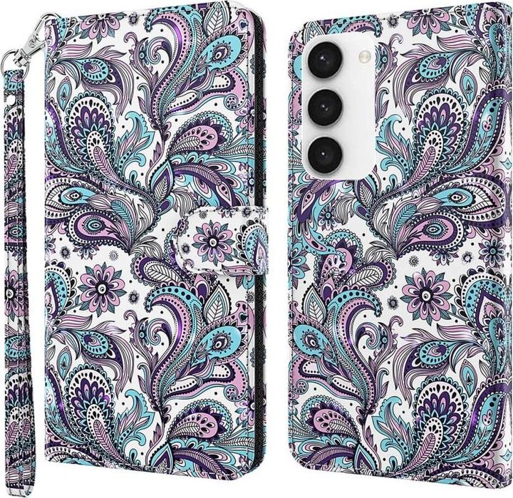Immagine prodotto Cover-Discount Custodia effetto glitter farfalla blu (Samsung Galaxy S24)