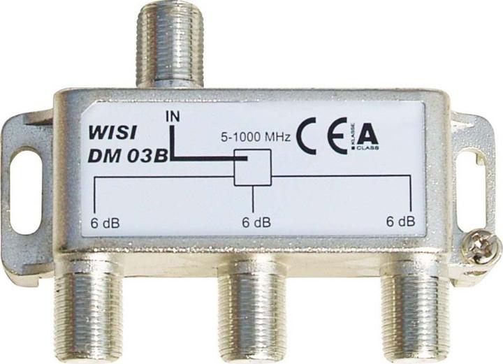 Produktbild WISI DM 03 B Cable splitter Silber (Verteiler)
